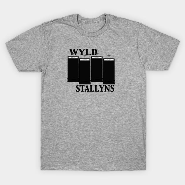 Black Wyld Stallyns Flag T-Shirt by BeKindandRewind